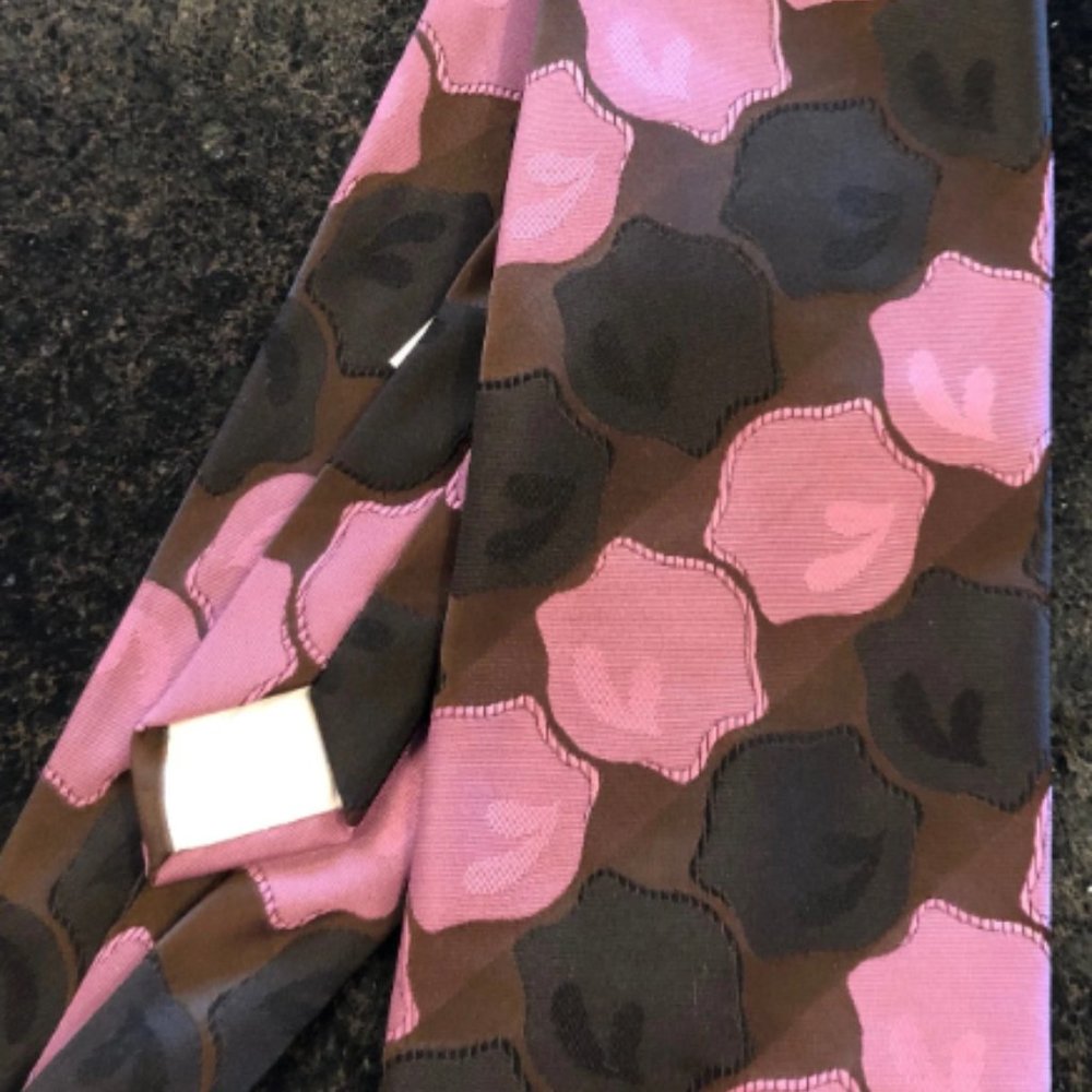 Vintage Mod Hardy Amies Polyester Tie - 60's Necktie - Men's Accessories